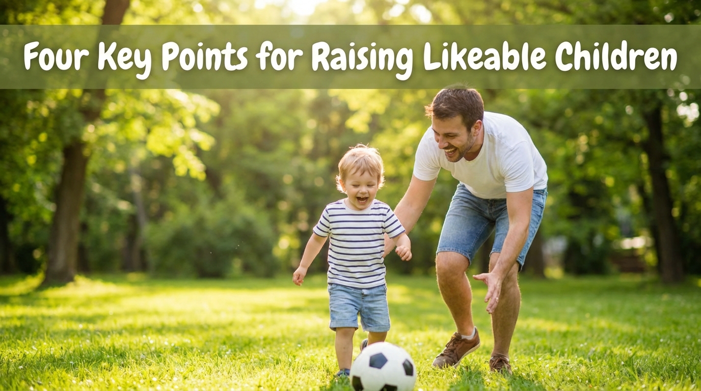 人から好かれる子どもに育てる4つのポイント