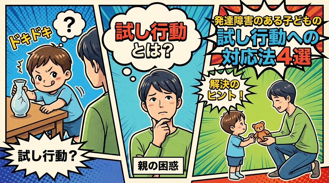 発達障害の子の試し行動への対応方法4つ｜試し行動とは?