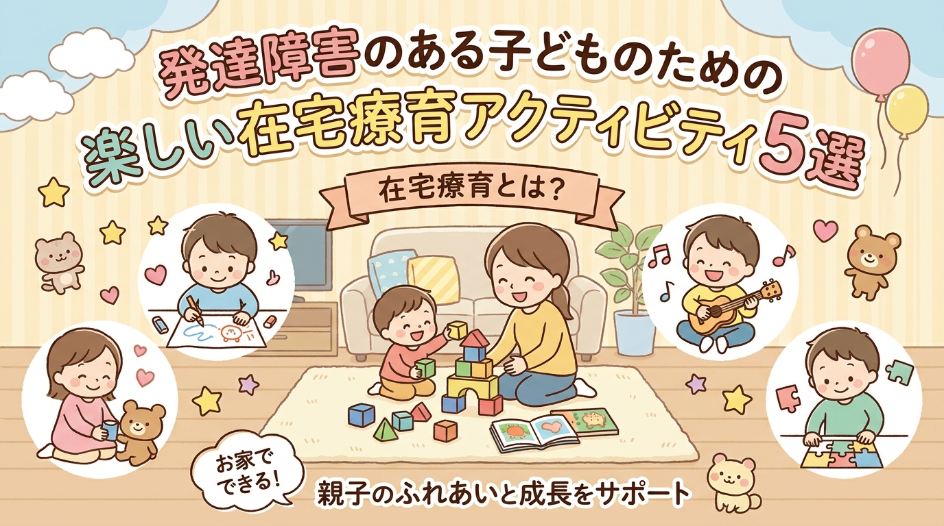 発達障害の子を鍛える楽しい家庭療育5選｜家庭療育とは?