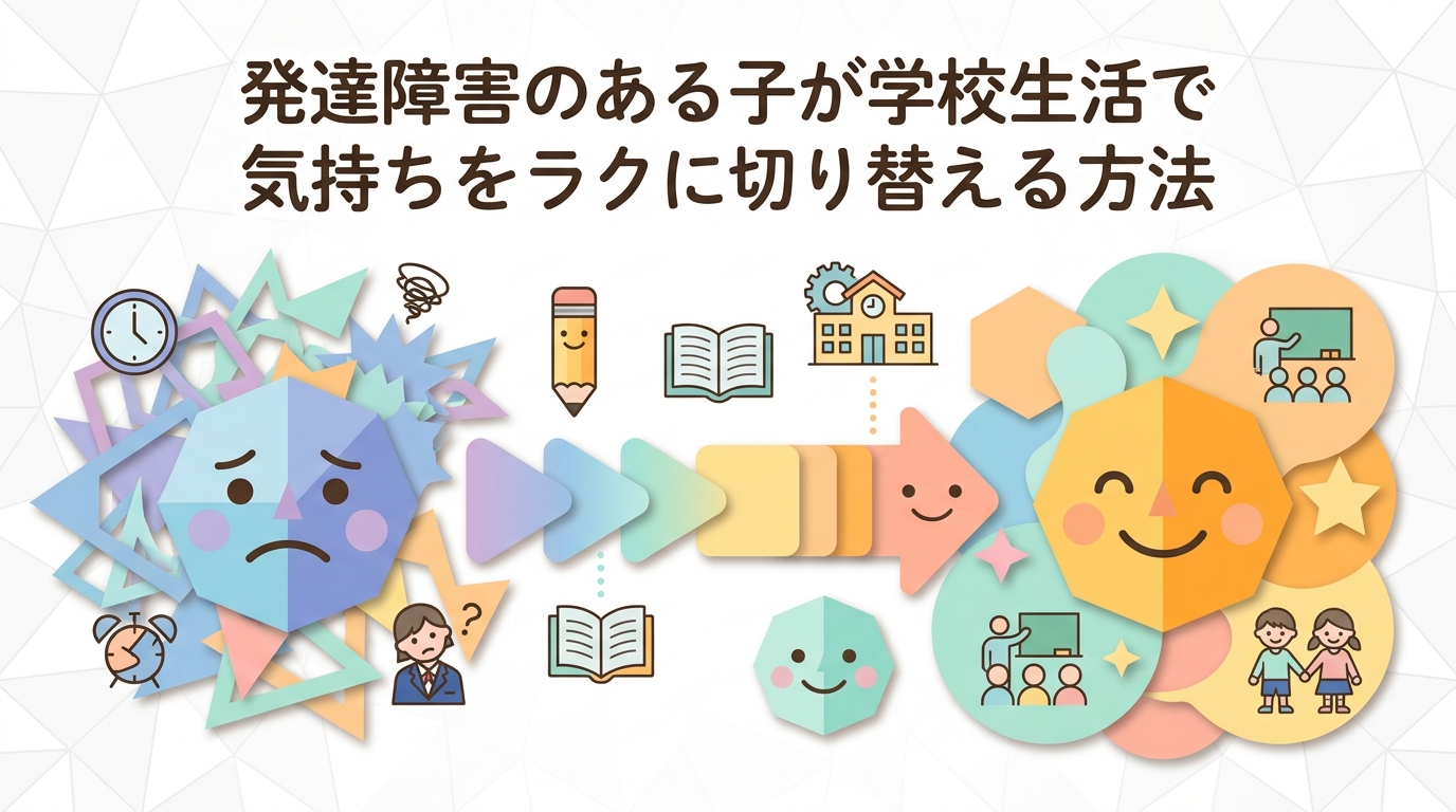 発達障害のお子さんが学校生活ですんなり気持ちを切り替える方法