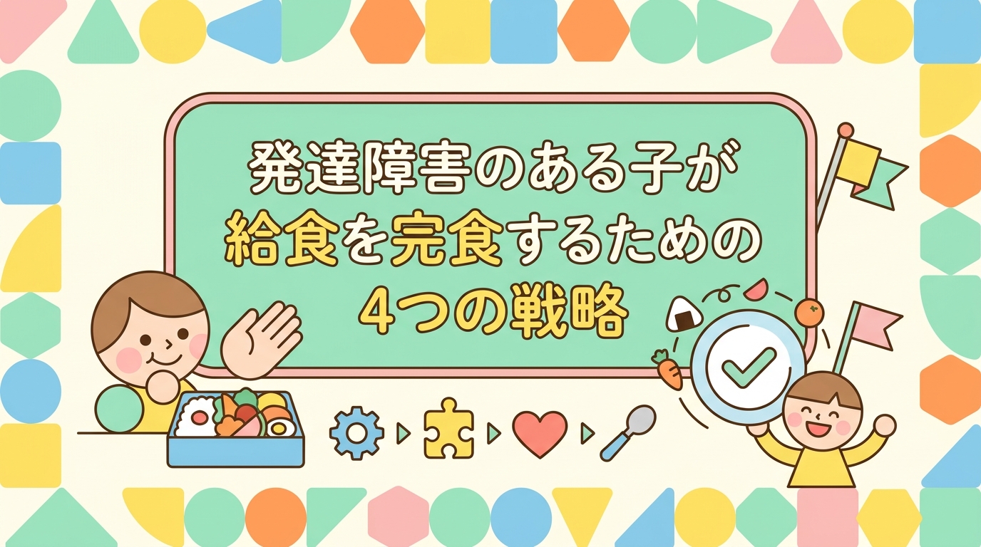 発達障害の子がお弁当を残さないための対策4つ