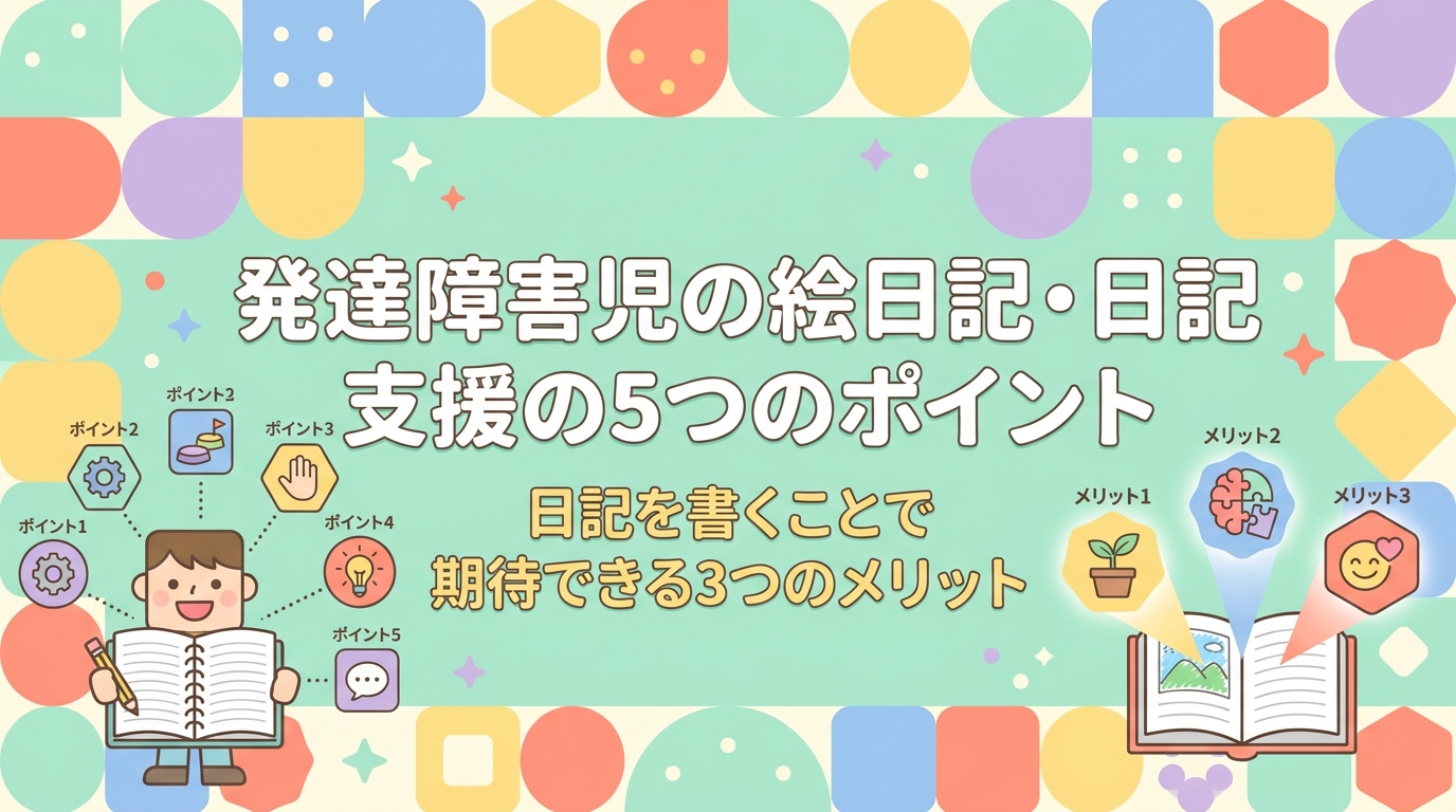 発達障害の日記をサポートする5つのポイント｜日記の効果3選