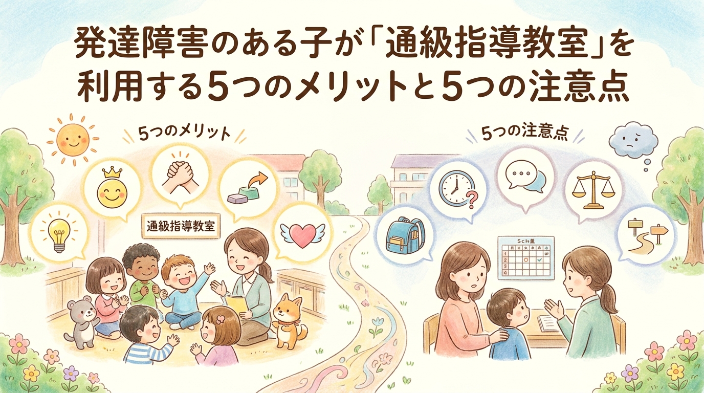 発達障害のお子さんが「通級」を利用する5つのメリット+5つの注意点