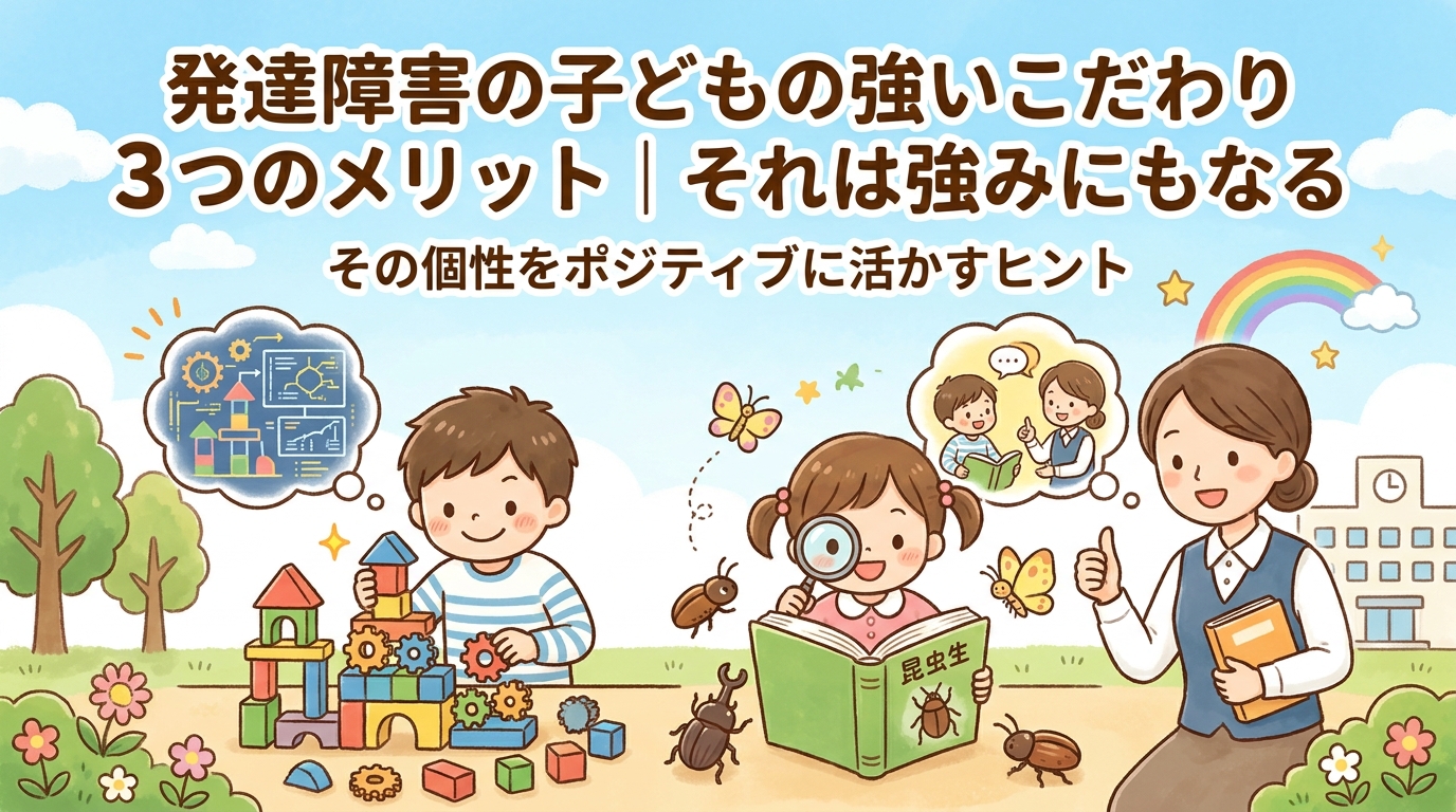 発達障害の子のこだわりが強いことの3つのメリット｜長所でもあります